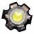 Soczewka Kolimator soczewki do diod Power LED 13 mm - kąt skupiania 90 stopni
